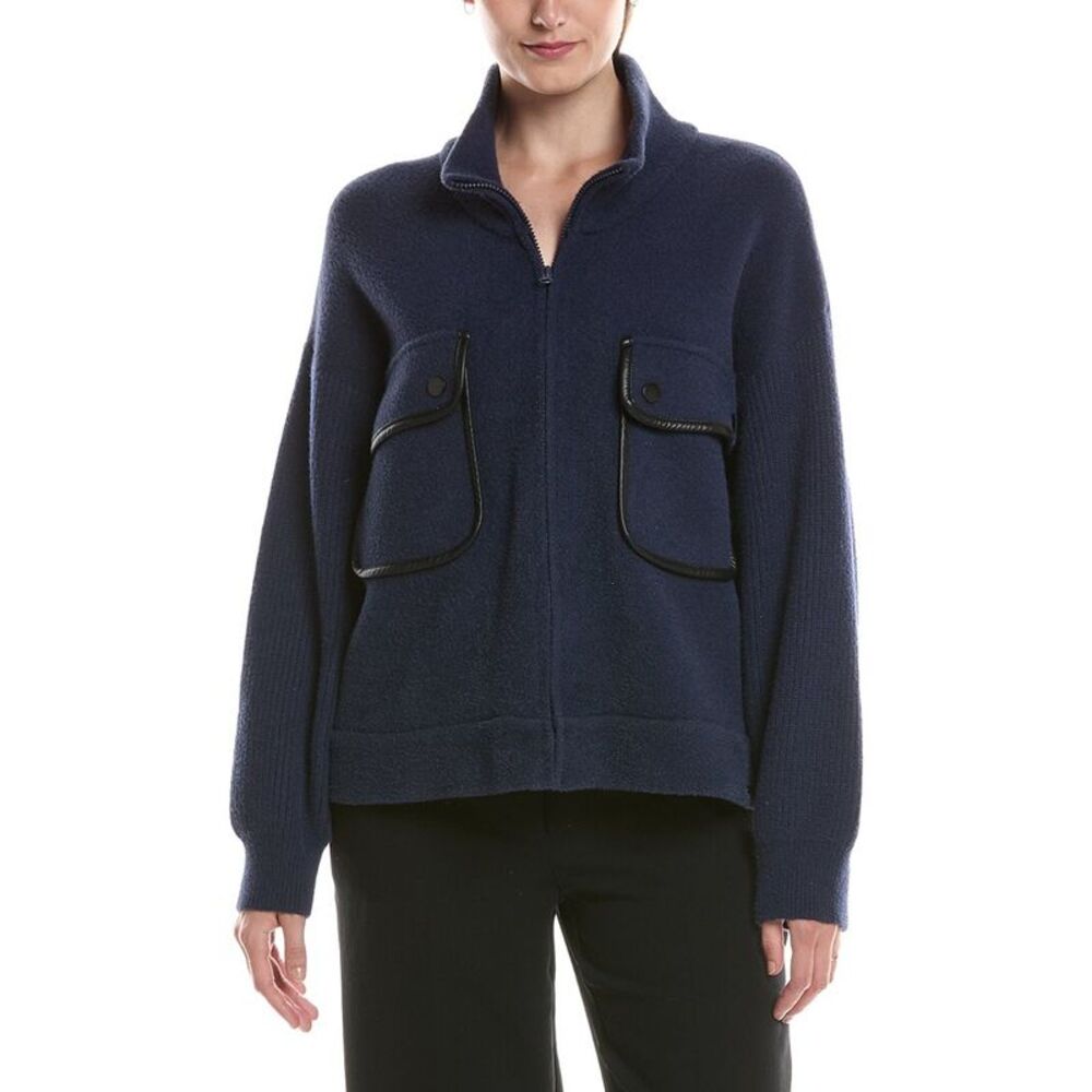 Picadilly Womens  Pocket Jacket, Blue